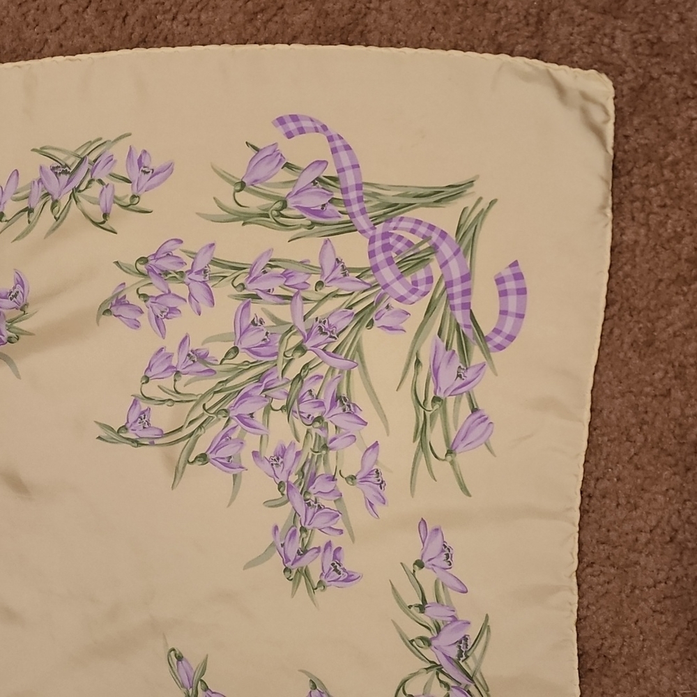 Burberry Silk Floral Square Scarf - Picture 5 of 13